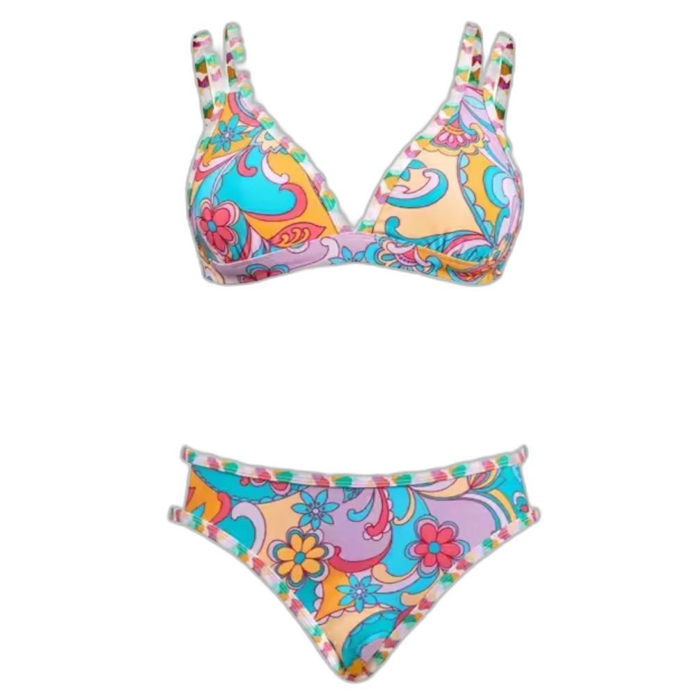 Cupshe Multicolor Floral Bikini